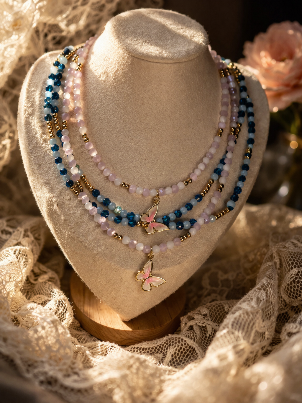 Blue Current Necklace