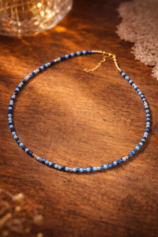 Blue Current Necklace
